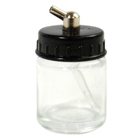 Glass 1oz/30ml Airbrush Jar Single-Action Siphon