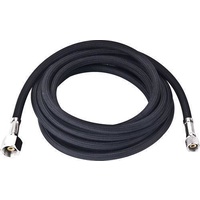 Air hose braided 1.9m with couplings 1/4" x 1/8"