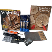 Beginners Wood Whittling and Pyrography Kit
