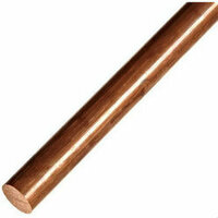 COPPER SOLID ROD 2.4mm (3/32") x 300mm (12") 1PC