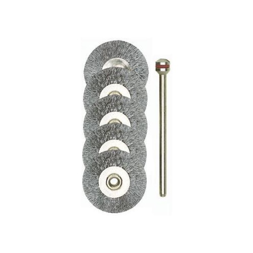 '22mm Steel Wheel' CLEANING BRUSH - Pkt of 5
