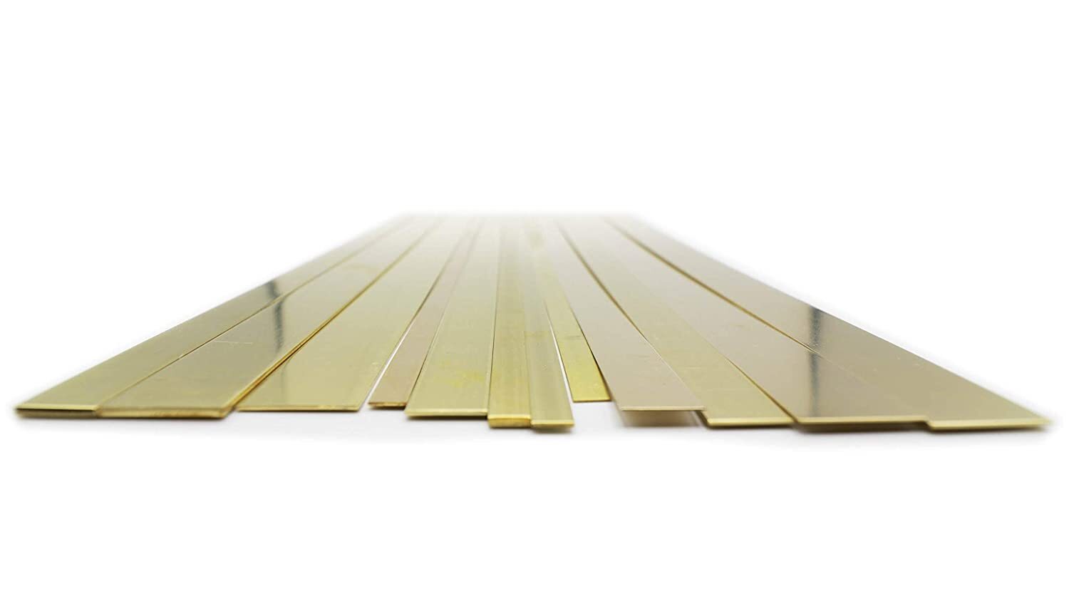 Brass Strip Assortment 0.16-.064 ( .41mm-1.63mm) Various