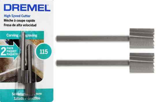 DREMEL 196 ROTARY MULTI TOOL 3.2MM HIGH SPEED CUTTER 3.2MM SHANK **PACK OF 2** 