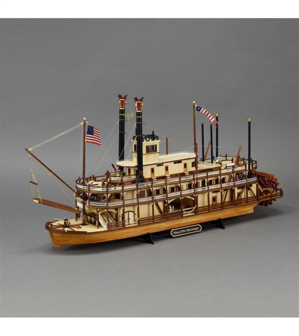 Artesania Latina 20515 Mississippi Paddle Steamer Wooden Boat Kit 1/80