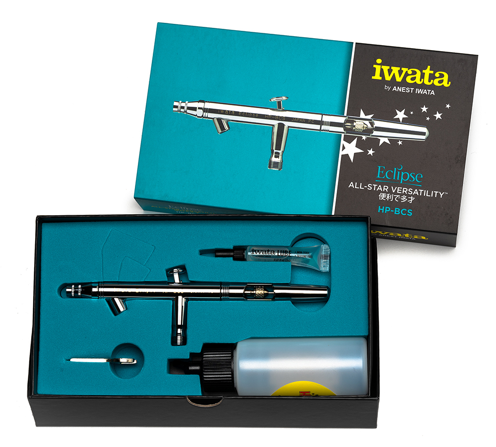 Iwata Eclipse Bottle Feed Airbrush Set-BCS - Size: 0.5mm