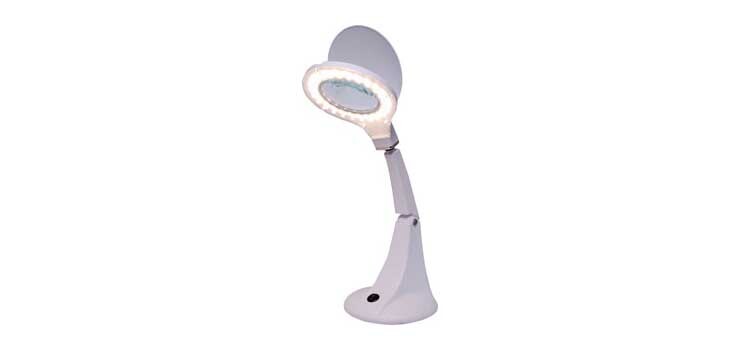 Magnifier And Led Desk Lamp 5 Dioptre Hta