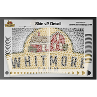 Skin v2 Fine Detail Mesh Fishing Lure Airbrush Stencil