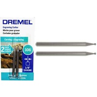 Dremel Engraving Cutter 1.6mm #106 TWIN PACK