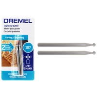 Dremel 107 - 2.4mm ROUND Engraving Cutter - 2pc