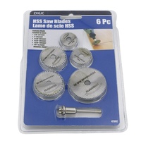 Mini HSS 6pc Circular Saw Blade Set