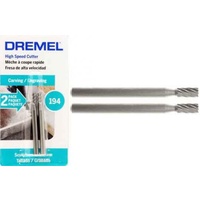 Dremel 194 - 2pc  3.2mm (1/8") CYLINDER HSS Cutter