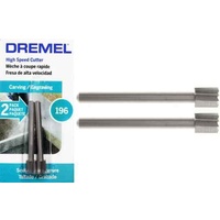 Dremel High-Speed Cutter 5.6mm #196 - 3.2mm shank TWIN PACK