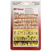 120 Unpainted Figures 1:87 Preiser - Different Trades People