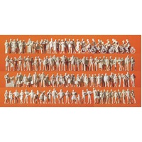  Preiser Unpainted Passengers & Passers By (Pack of 120) OO/HO