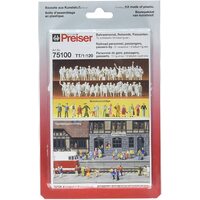 72 Unpainted Figures 1:120 Preiser