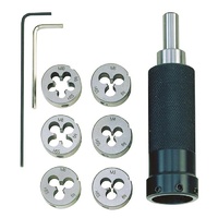 Proxxon Die holder and round dies - threads M3 to M10