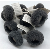 Abrasive Buff Wheel - 320 Grit x 24mm 10pc