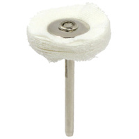 Polishing & Buffing Wheel White Muslin Cloth 25mm