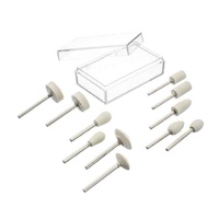 Hard Felt Mounted Bullet Polishing Point Assorted 11pc