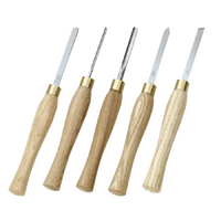Wood TURNING CHISELS - 5-PCE SET (Suits Art. 27020)