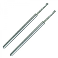 Ball-shaped diamond coated drill bits for glass and stone 1.2mm 2pc