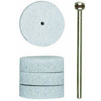 Polishing bit, flexible pad, 22x6mm wheel, 4 pcs with arbor