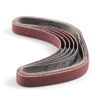 120 Grit Corundum SANDING BELTS - Pkt of 5 for Belt Sander BSL 220/E
