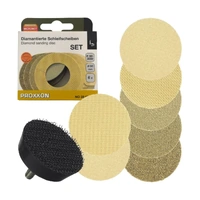 PROXXON '60 - 3000 Grit' Diamond SANDING & POLISHING DISC SET - 8-Pce Set
