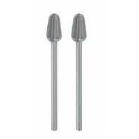 Milling bit, tungsten vanadium HSS, 4mm taper, 2 pcs