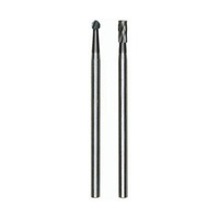 Milling bit set, tungsten carbide, cylinder/ball, 2 pcs