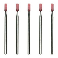 Grinding bit, corundum, small, 2.5mm cylinder, 5 pcs