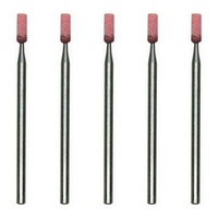 Grinding bit, corundum, small, 2.5mm cylinder, 5 pcs