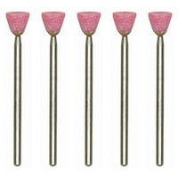Grinding bit, corundum, small, 7.0mm cone, 5 pcs