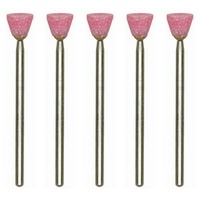 Grinding bit, corundum, small, 7.0mm cone, 5 pcs