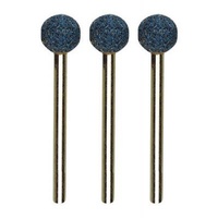 Grinding bit, corundum, large, 9.0mm ball, 3 pcs