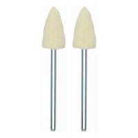 Felt Polishing bit. Taper. 8x15mm, 2 pcs