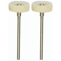 Polishing bit, felt, 16x3mm wheel, 2 pcs