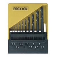 Drill bit set, high-speed steel twist drill set to DIN 338, 10 pcs