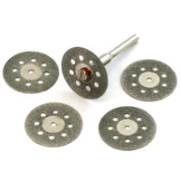 Mini Diamond Wheel Set 5pc X 21mm 