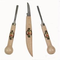 Two Cherries 3 Pc Carving and Whittling Set