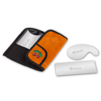 Kirschen Cabinet Scraper Set of 3 - in Velours-Leather-Wallet