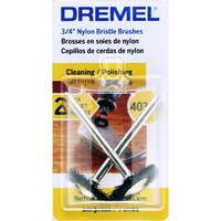 Dremel 538-02 Nylon Abrasive Brush - 120 Grit - 2pc