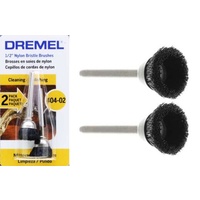 Dremel 404-02 - 2pc 13mm Nylon Bristle Cup Brush