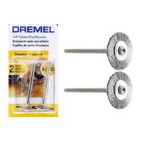 32 Pack Brass Steel Wire Wheels Brush Polishing Wheels Full Kit for Dremel Rotary Tools for Rust Paint Corrosion Removal Polishing 