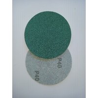 Hook and Loop backed abrasive discs - 125mm x 40 grit