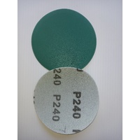Hook and Loop backed abrasive discs - 125mm x 240 grit