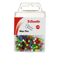 Esselte Map Pins 4mm head x 17mm long