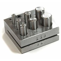Metal Disc Cutter with 7 Punch Set