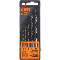 5 Piece Brad Point Drill Set