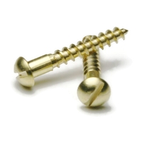 Wood Screw Micro  1.85mm x 12.7mm (#1 x 1/2") (Pkg. of 40)